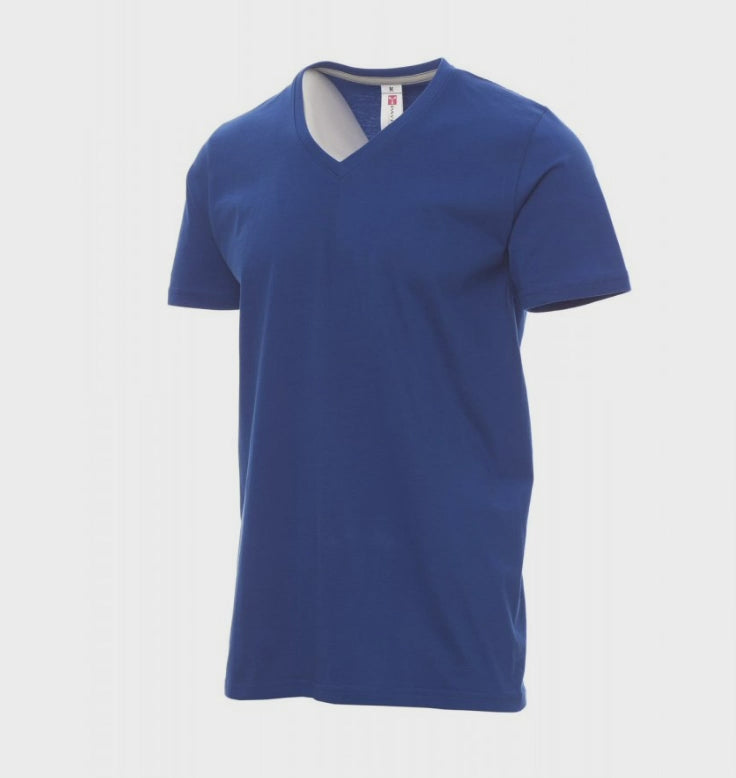 Carica e riproduci video in Gallery Viewer, T-shirt Manica Corta Collo a V Casual Payper V-Neck
