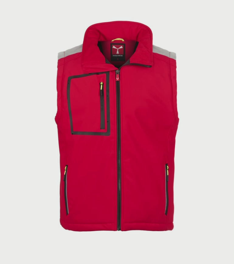 Carica e riproduci video in Gallery Viewer, Gilet Softshell Imbottito da Lavoro Uomo Payper Stream Vest Pad Personalizzabile

