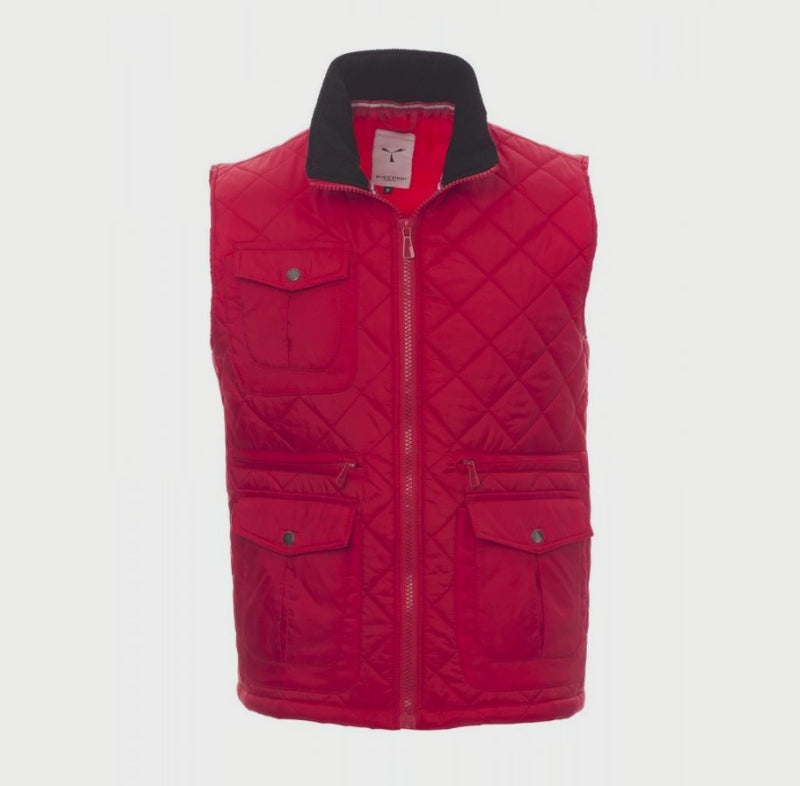 Carica e riproduci video in Gallery Viewer, Gilet Trapuntato Imbottito Uomo Multitasche Personalizzabile Payper Gate
