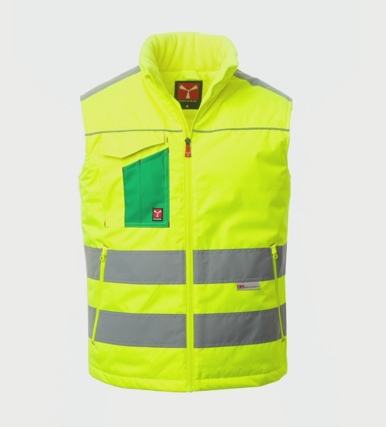 Carica e riproduci video in Gallery Viewer, Gilet Alta Visibilità Unisex Imbottito da Lavoro Payper Task
