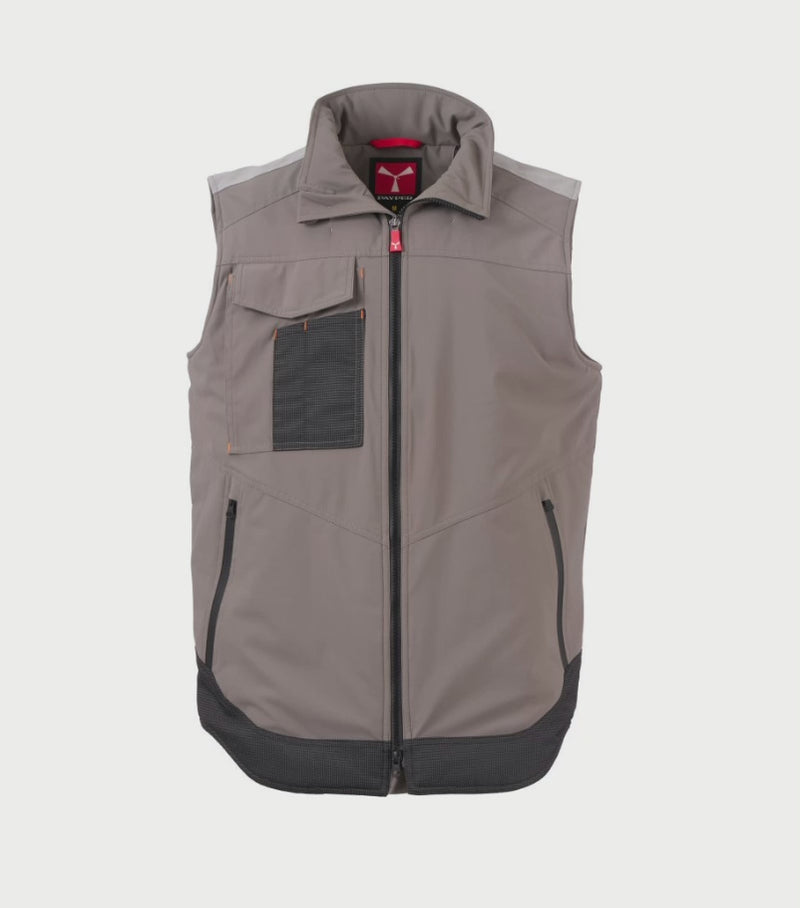 Carica e riproduci video in Gallery Viewer, Gilet Softshell Imbottito da Lavoro Uomo Payper Wonder Vest Lite Pad Personalizzabile
