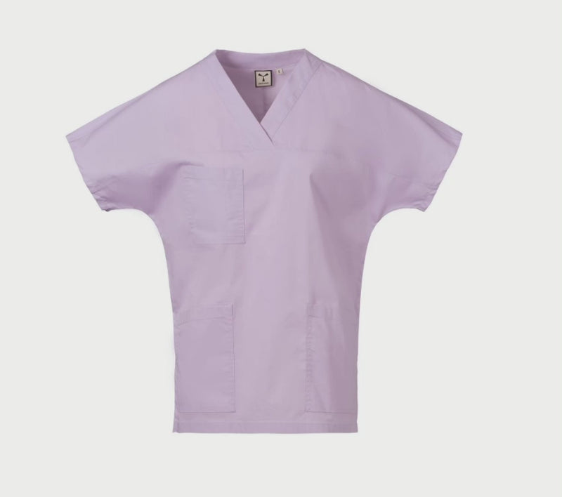 Carica e riproduci video in Gallery Viewer, Casacca Donna Stretch Sanitaria Manica Corta Personalizzabile Payper Intact Lady
