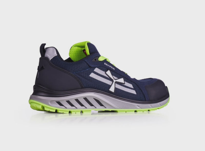 Carica e riproduci video in Gallery Viewer, Scarpe antinfortunistiche ultraleggere traspiranti mesh S1PS ESD Payper X-Mercury
