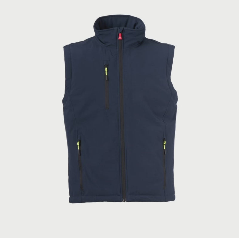 Carica e riproduci video in Gallery Viewer, Gilet Softshell Imbottito 140g da Lavoro Uomo Impermeabile Personalizzabile Lavoro Payper Gale Vest Ultralite Pad 140
