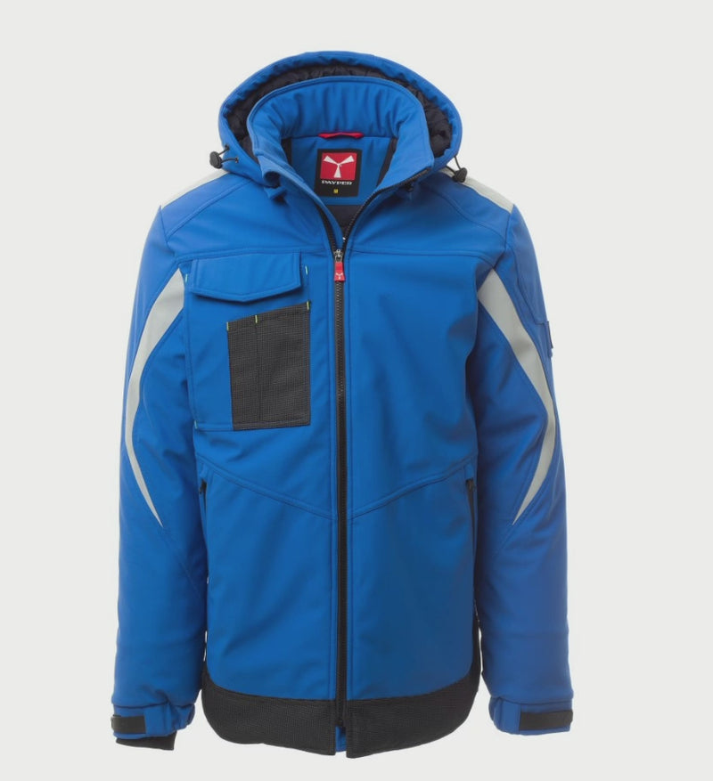 Carica e riproduci video in Gallery Viewer, Giubbotto Giacca Uomo Imbottito Soft shell Invernale Con Cappuccio da lavoro Payper Wonder Pad
