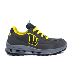 Scarpe antinfortunistiche Basse Leggere Lewer Lux S3S FO SR ESD da lavoro Uomo Donna grigio scuro