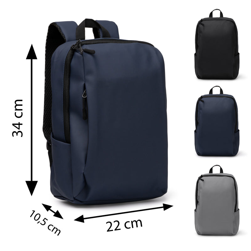 Carica immagine in Galleria Viewer, Zaino in Pelle PU Soft Touch con Zip Nascosta 8 Litri STAMINA SIOX MO1869
