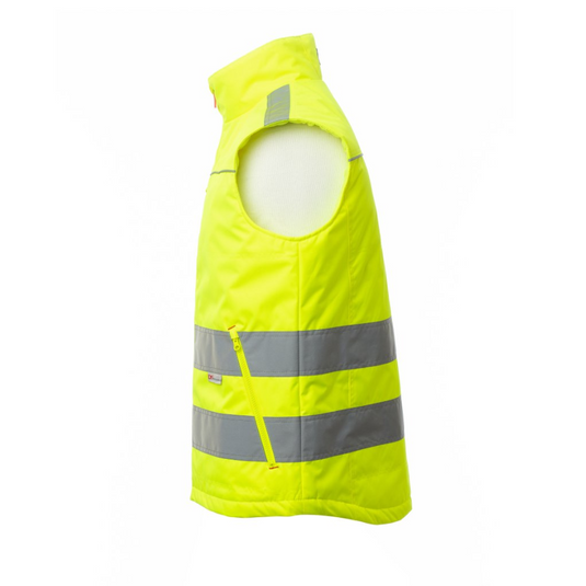 Gilet Alta Visibilità TAGLIA-5XL Imbottito da Lavoro Payper Task Giallo Fluo/Blu Navy Outlet