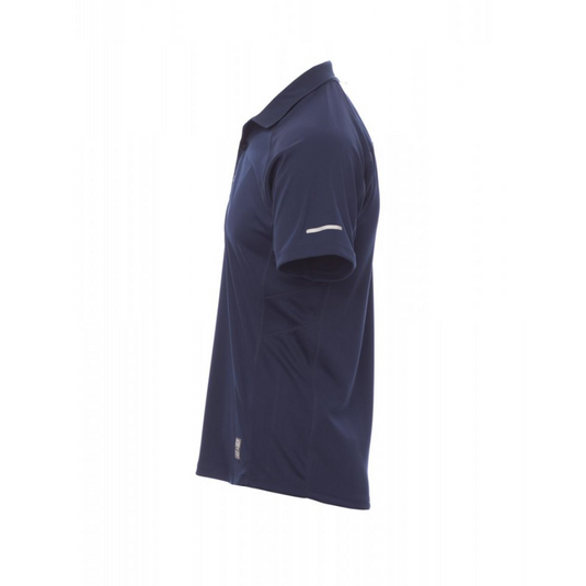 Polo da uomo TAGLIA-L tecnica-sportiva manica corta Training Blu Navy Outlet