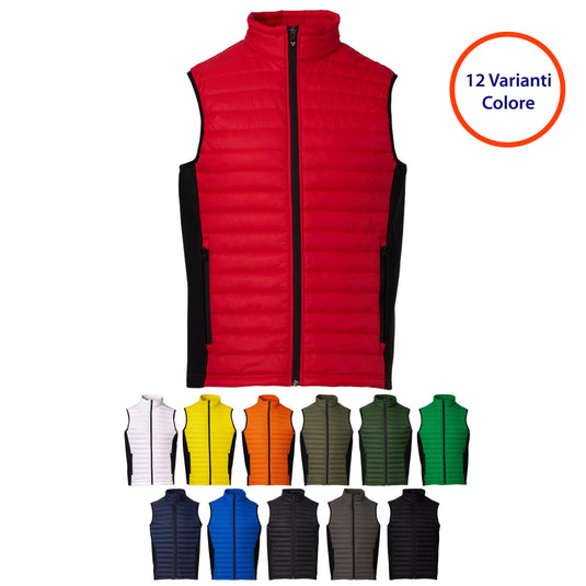 Gilet Imbottito Softshell Uomo Leggero Personalizzabile Payper Subway