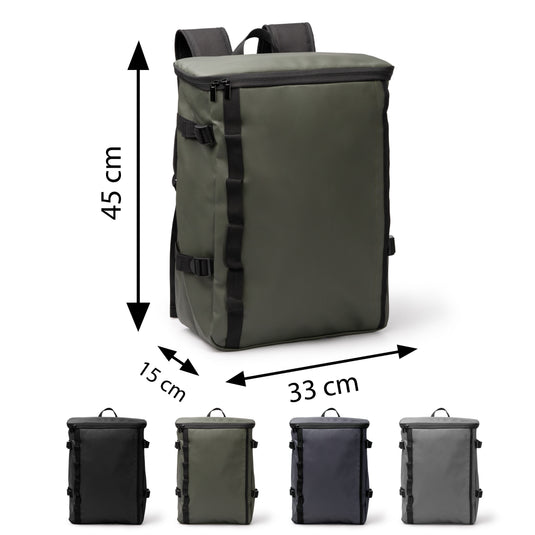 Zaino in Pelle PU e Poliestere Porta PC 16